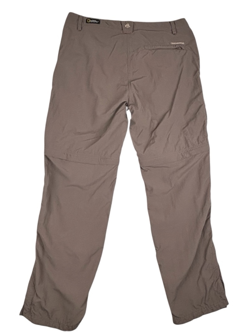 Craghoppers Pants Womens 10 Brown Nat Geo Insect Shield Convertible Hiking - Picture 2 of 14